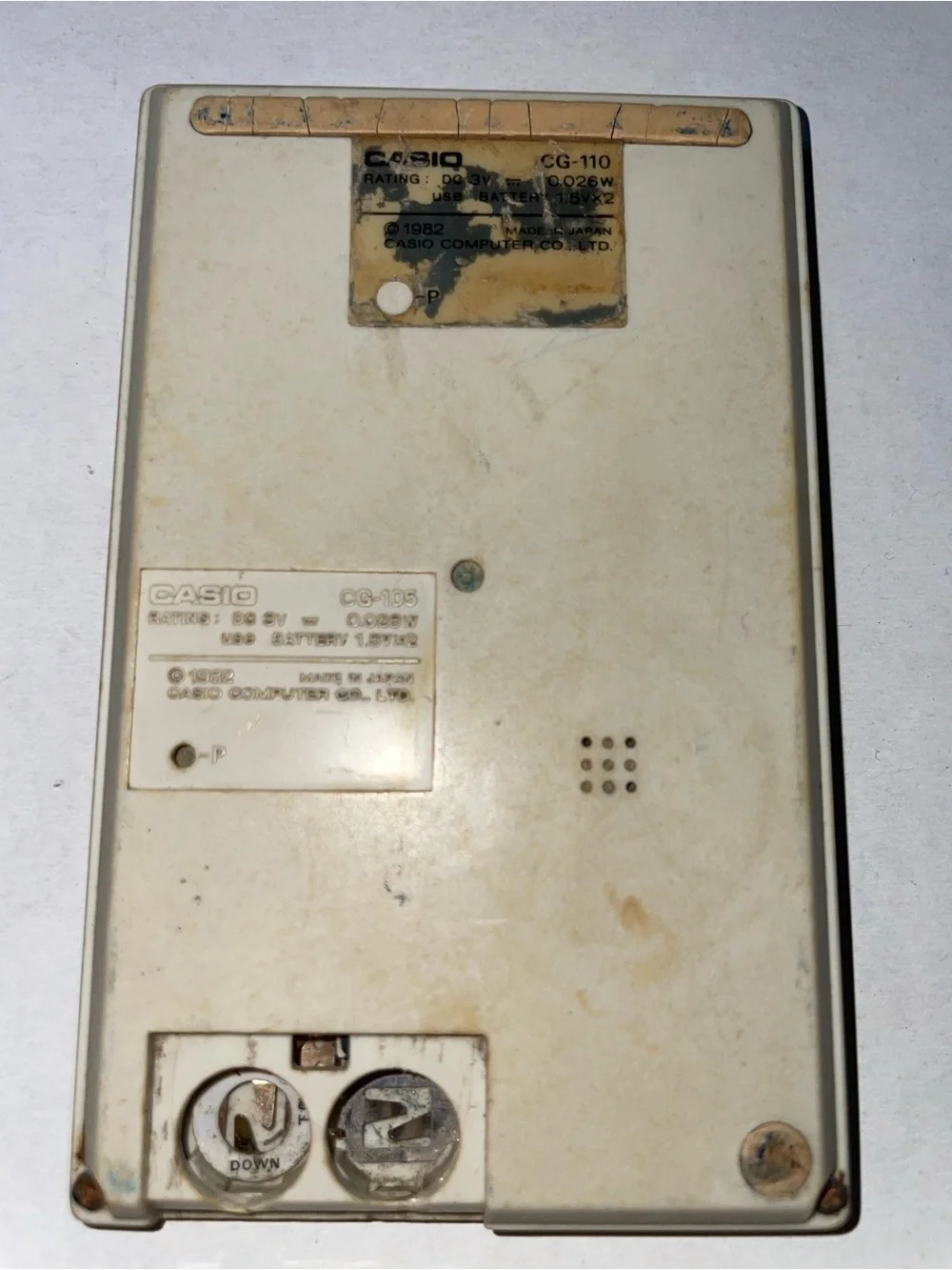 CASIO COSMO FIGHTER CG-110 LCD Electronic Game 1982 Japan For Parts Not Working